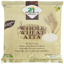 24 Mantra Organic Whole wheat Atta Premium (1 kg)